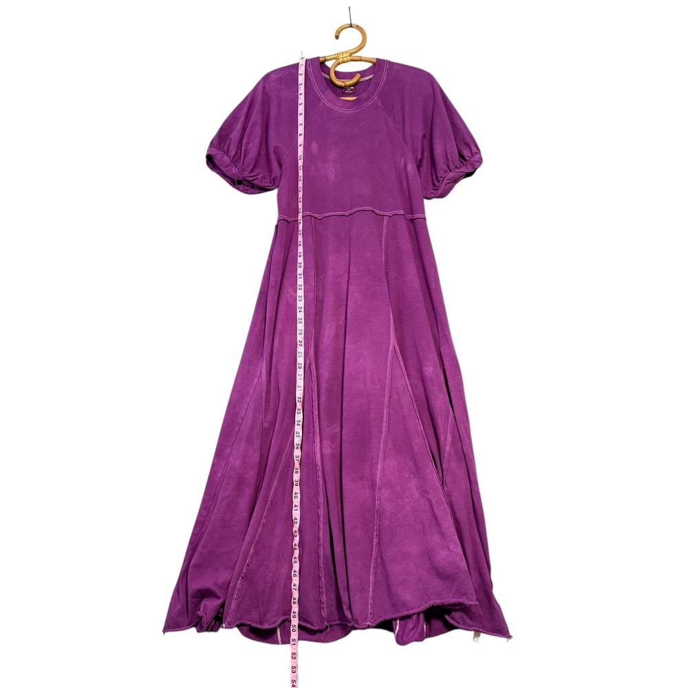Free People | Free-est | Brentwood Maxi Dress Washed Purple Cotton Casual Size S - Picture 13 of 14